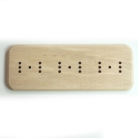 Подложка трехместная деревянная "Квадрат" ASR-55235, Граб